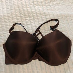 Victoria’s secret push up bra black cross 38dd new